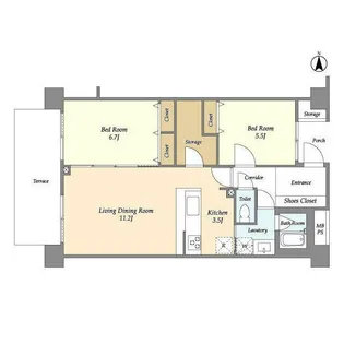 FULL HOUSE GAKUGEI DAIGAKU【1階】の間取り