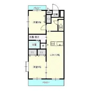 ジェイタウン【2階】の間取り