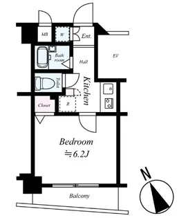 シンシア東中野【4階】の間取り