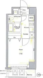 クレイシア世田谷赤堤【3階】の間取り