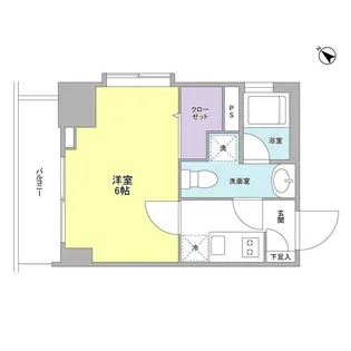 リバーレ月島【3階】の間取り