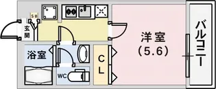 リブリ新神戸【2階】の間取り