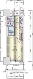 プレサンス上前津オレシア【9階】の間取り