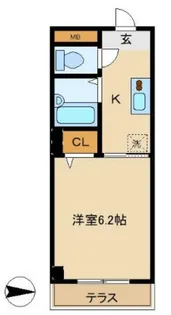 第38シンエイビル【3階】の間取り