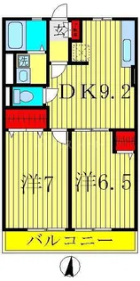 サンライズ【1階】の間取り