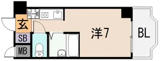 シティパーク菱屋西【2階】の間取り