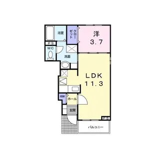 メゾン・ド・クール【2階】の間取り