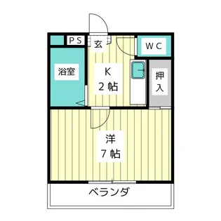 サンライズ香坂【3階】の間取り