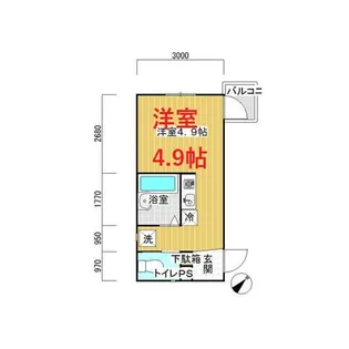 Raffie竹澤【3階】の間取り