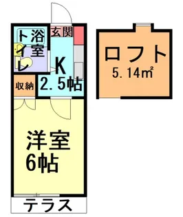 白澤ハイツ【1階】の間取り