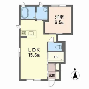 フォルテコート久万ノ台 A棟【1階】の間取り