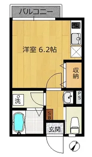 グランニール船橋【1階】の間取り
