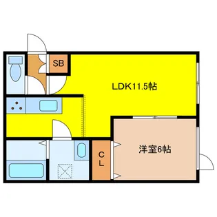 仮)富士3丁目AP【2階】の間取り