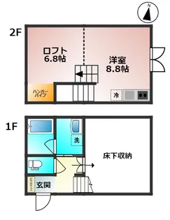 Shining Ciel(シャイニングシエル)【2階】の間取り