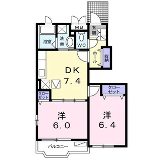 アルバ・ブリーゼ I【1階】の間取り