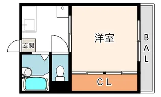 SOLEIL心斎橋【4階】の間取り