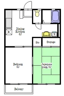 ファミーユ雅館【2階】の間取り