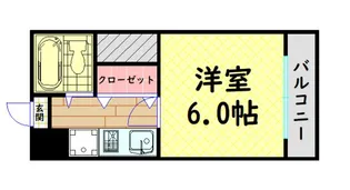 ライズ芦原橋【10階】の間取り