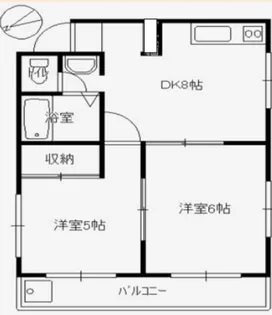 ファミーユ浜田山【2階】の間取り