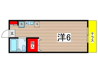 アゼリアハイツ【1階】の間取り