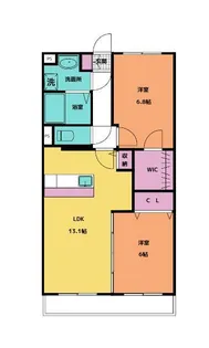 エスポワール【3階】の間取り