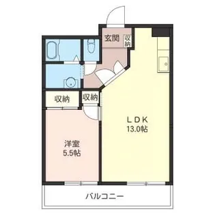 センパークB棟【2階】の間取り