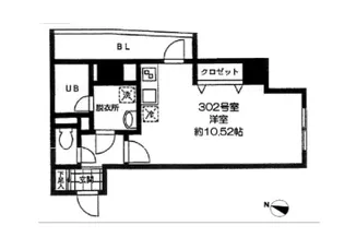 バレーヌ大森山王【3階】の間取り