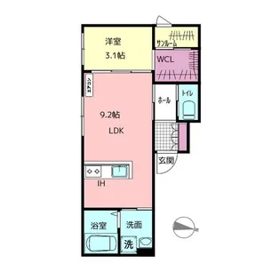 Felice駅南III【2階】の間取り