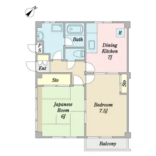 メゾン高畑【2階】の間取り