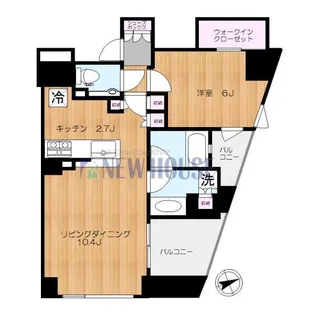 シティハウス市谷薬王寺【5階】の間取り