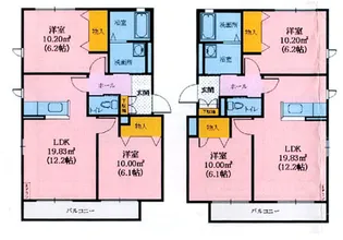 フィリシード【1階】の間取り