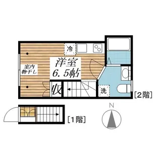 カーサビアンカ高松【2階】の間取り
