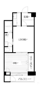 ウィスタリアマンション板橋志村【4階】の間取り
