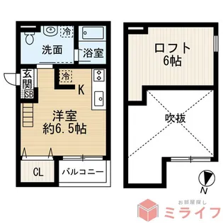 Tierra長瀬sta【1階】の間取り