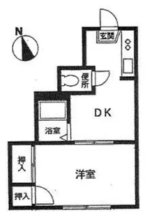 スコレー橋本【1階】の間取り