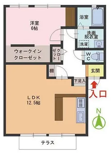 アルブル【1階】の間取り