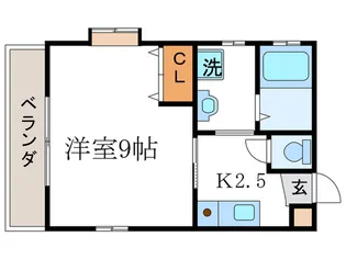 グリ-ンハイム御蔭【2階】の間取り
