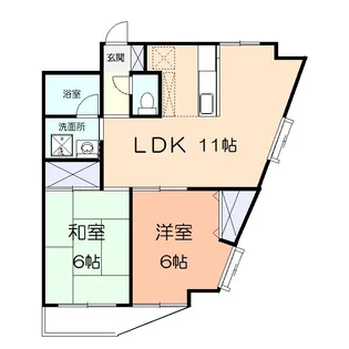 ベルヴィラージュ弐番館【3階】の間取り
