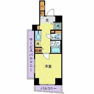 スカイコート板橋参番館【4階】の間取り
