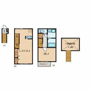 アイコート中野新橋【2階】の間取り