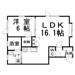 カーサ鳥取【2階】の間取り
