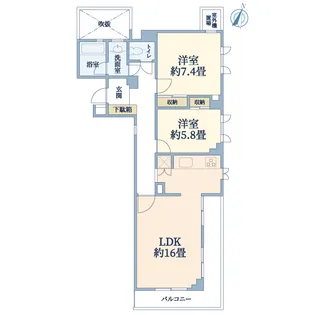 大塚仲町ハイツ【3階】の間取り