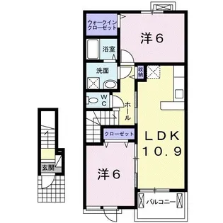 美リーフV【2階】の間取り