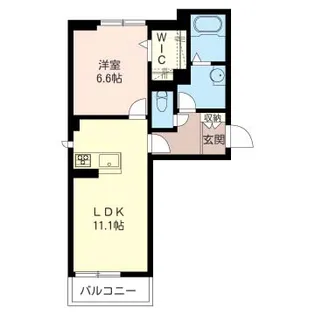 ポルックス【3階】の間取り