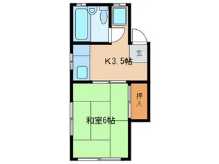 スミレハイツB棟【2階】の間取り