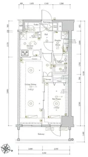 GENOVIA王子神谷skygarden【8階】の間取り