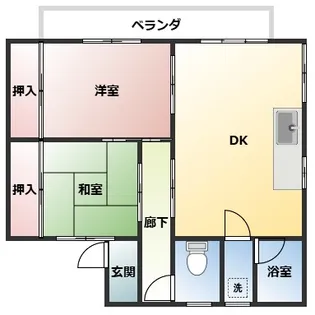 KT島崎【2階】の間取り