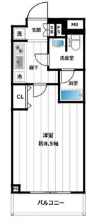 アンベリール中野鷺ノ宮【2階】の間取り