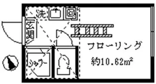 フェリススワン【1階】の間取り