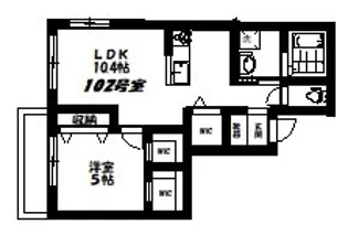 ヘーベルメゾン南常盤台【1階】の間取り
